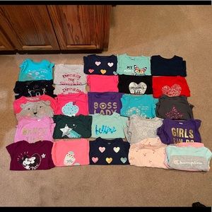 Girls 2T long sleeve tops